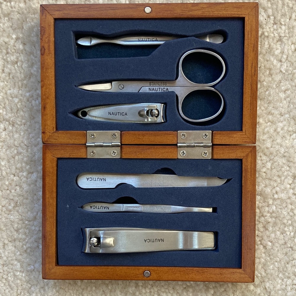 Nautica Stainless Grooming Tool 6 Piece Set